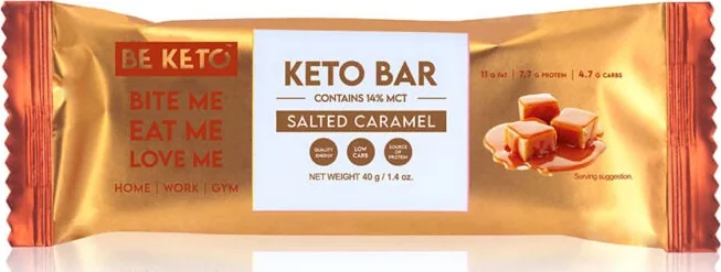 BeKeto Chocolate Covered Salted Caramel