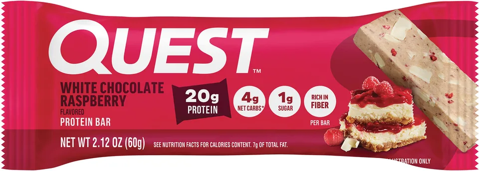 Quest Nutrition White Chocolate Raspberry