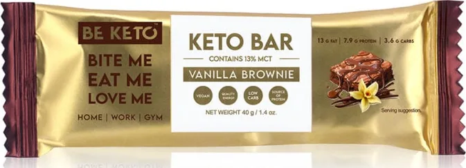 BeKeto Vanilla Brownie