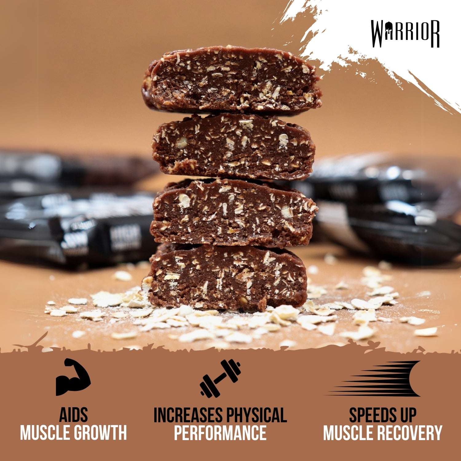 Warrior Double Chocolate — inside the bar